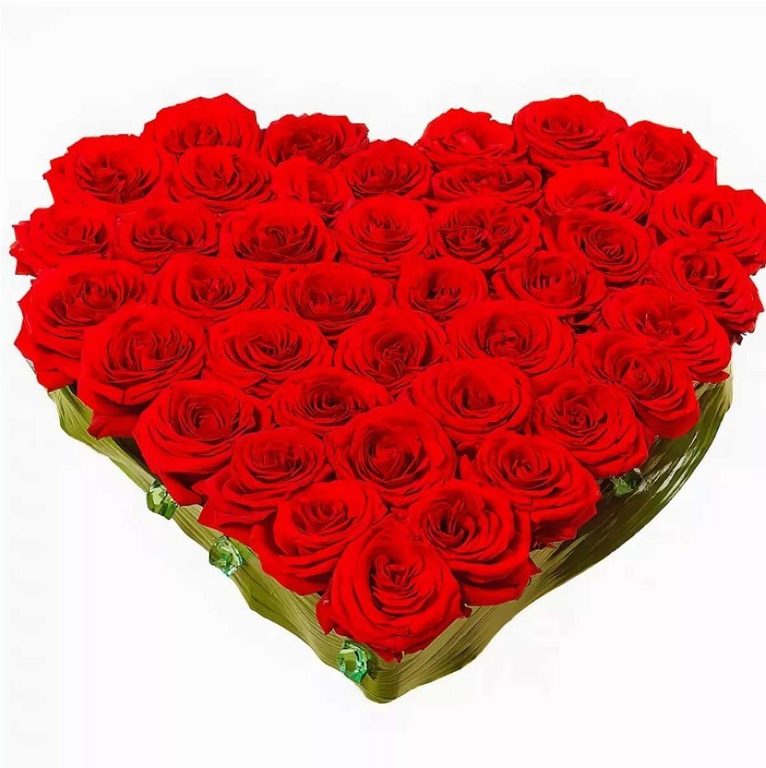 Сердечко из роз