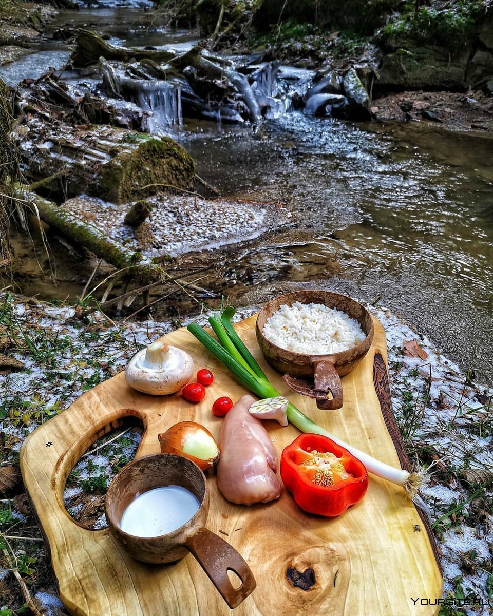 Бушкрафт завтрак