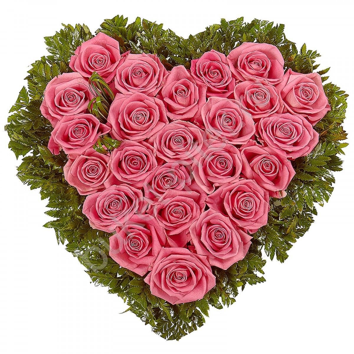 Букет из роз "сердце"