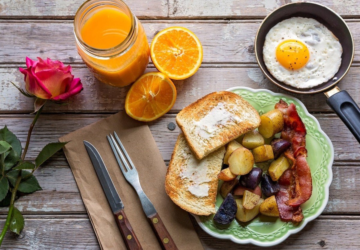 Красивый завтрак