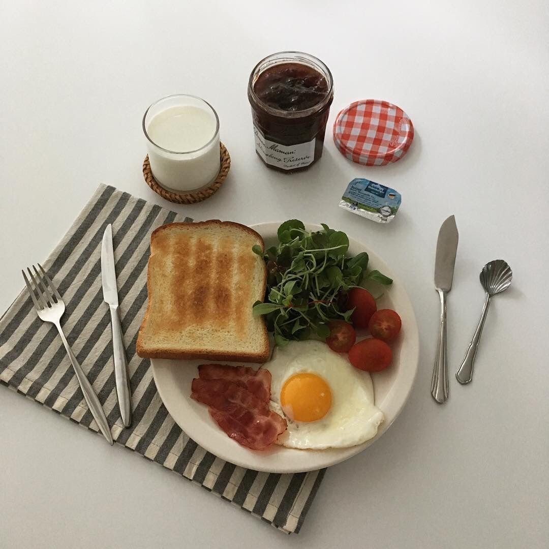 Вкусный завтрак Эстетика