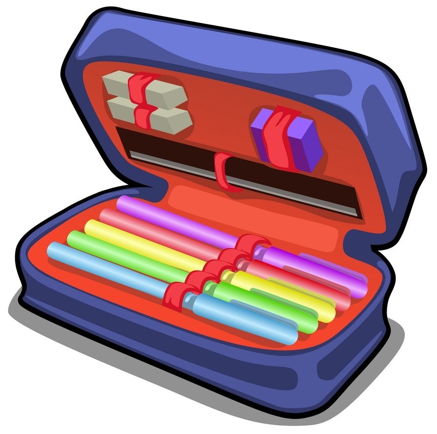 Пенал раскраска для малышей