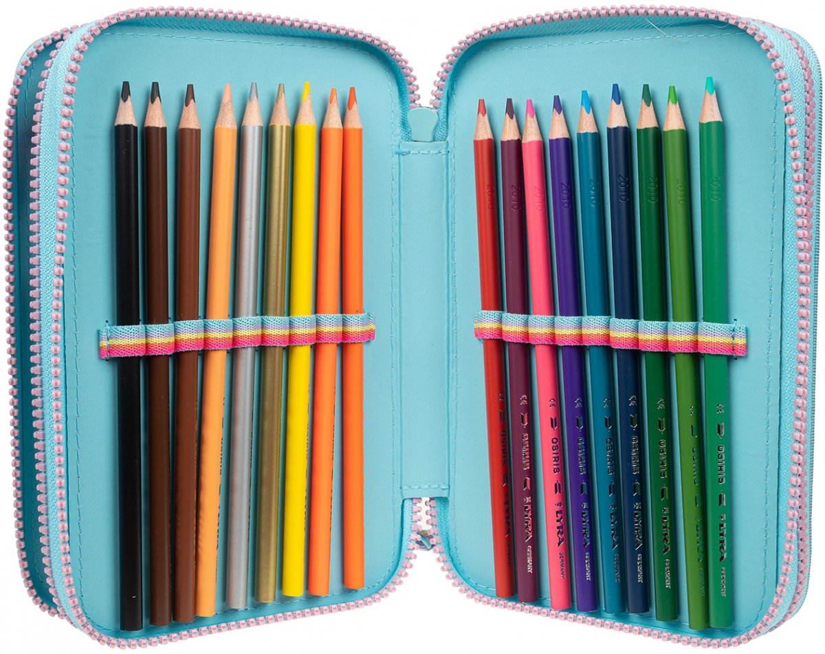 Пенал с карандашами мультяшная