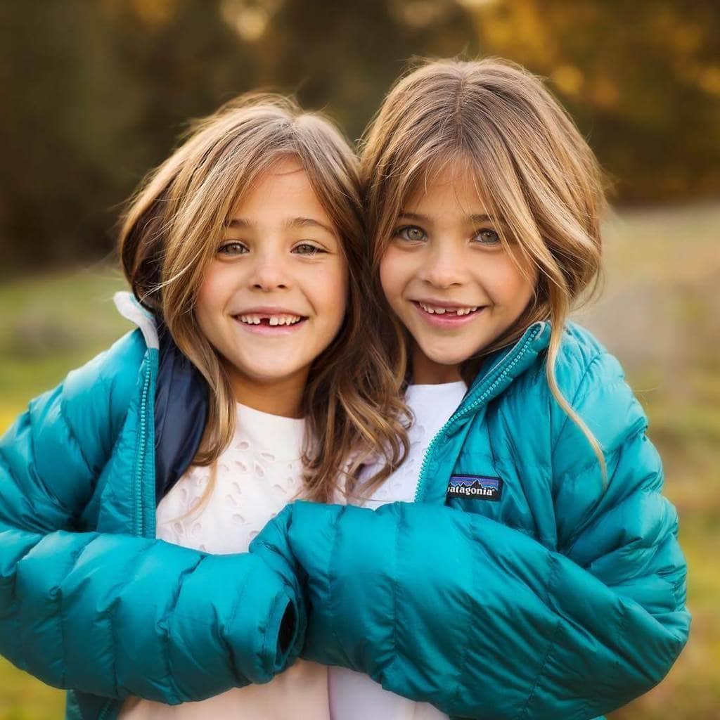 Девочки близняшки