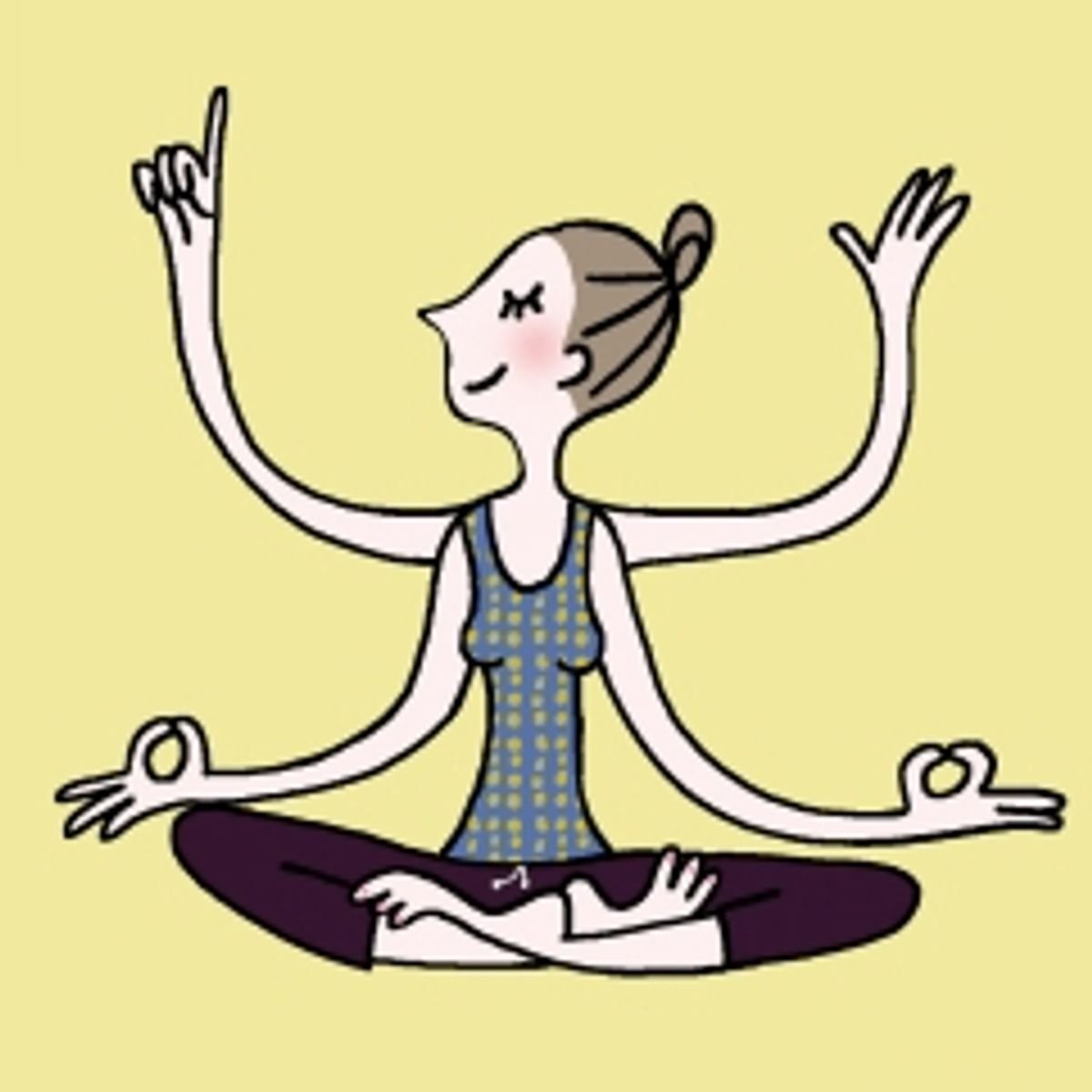 Йога рисунок