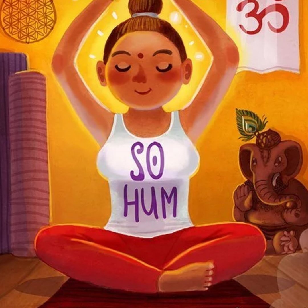 Йога в забавных иллюстрациях