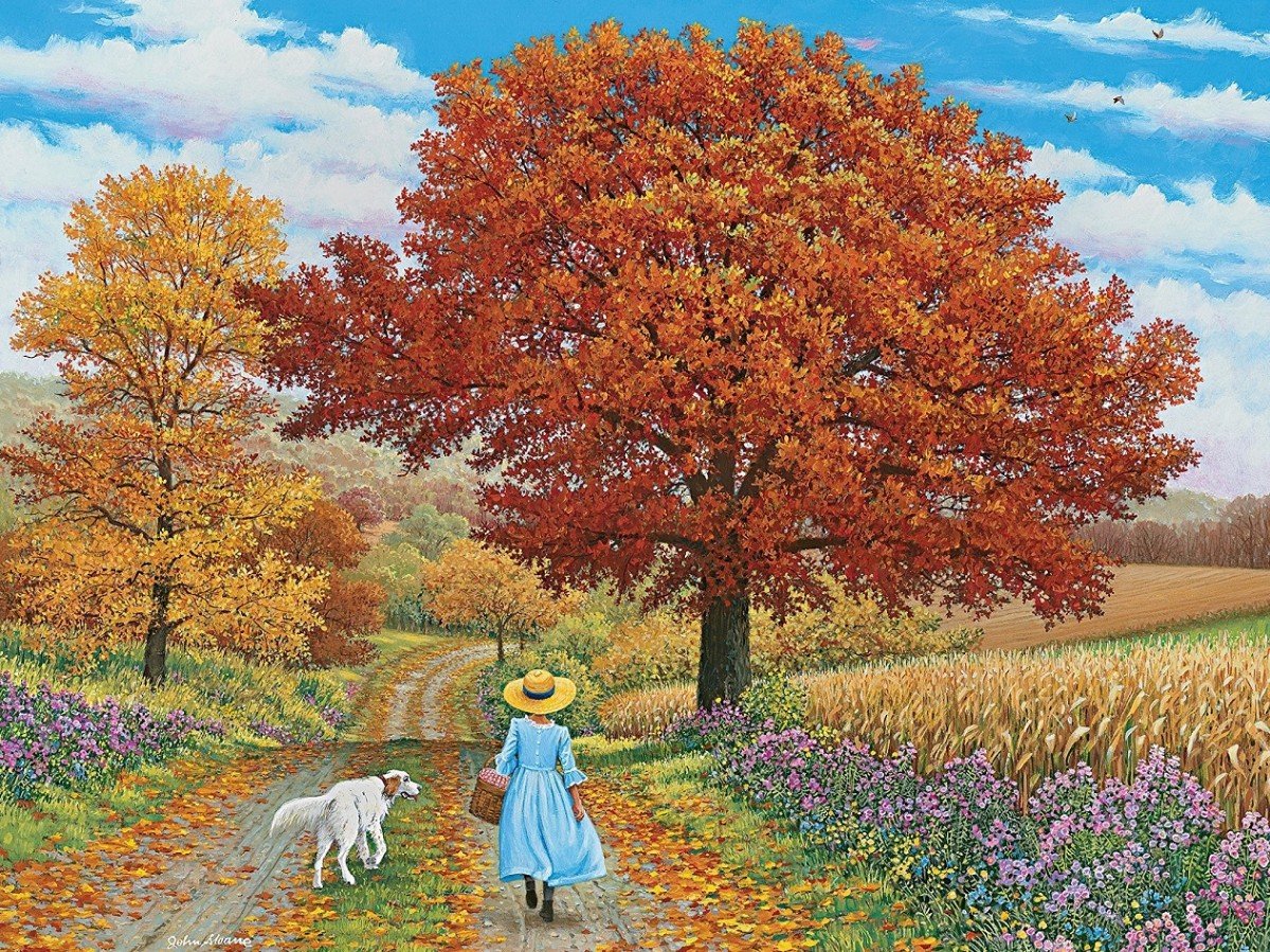 Художник Джон Слоан осень