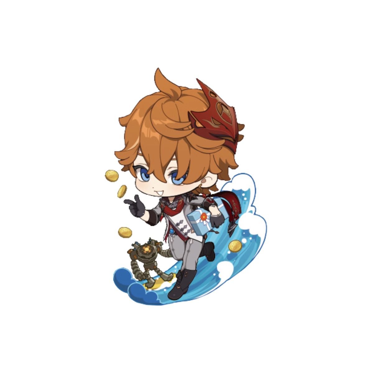 Чиби Геншин Стикеры телеграм