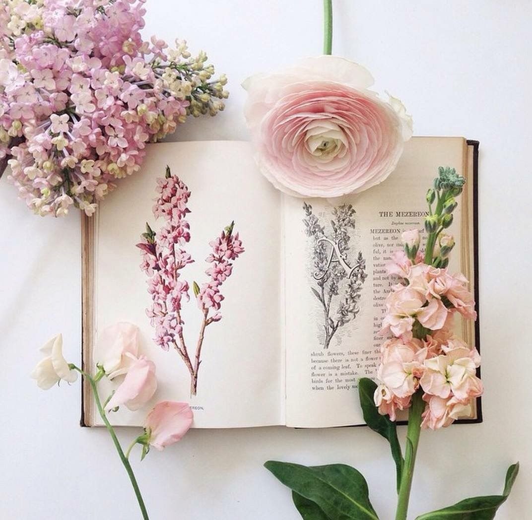 Цветы в пастельных тонах