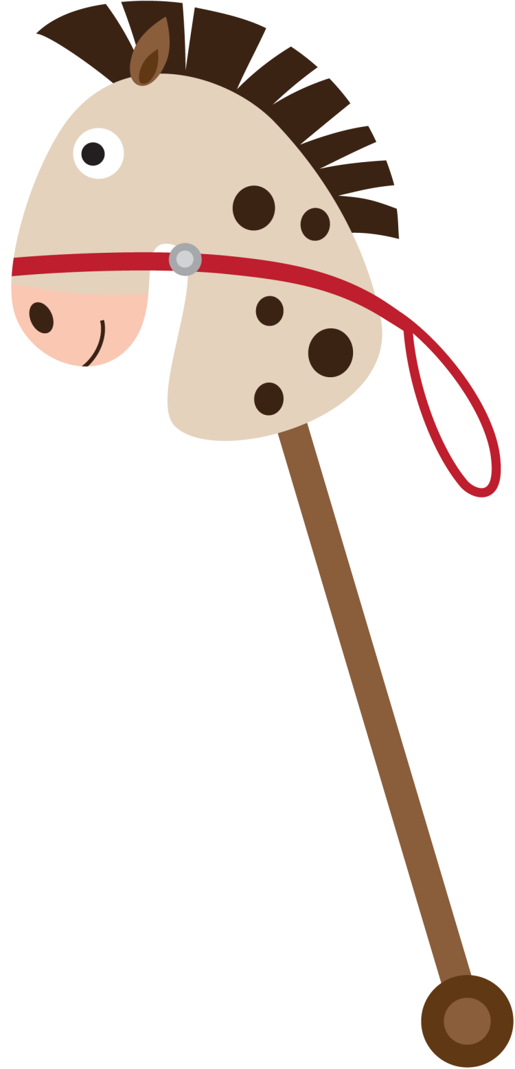 Голова лошади на палке