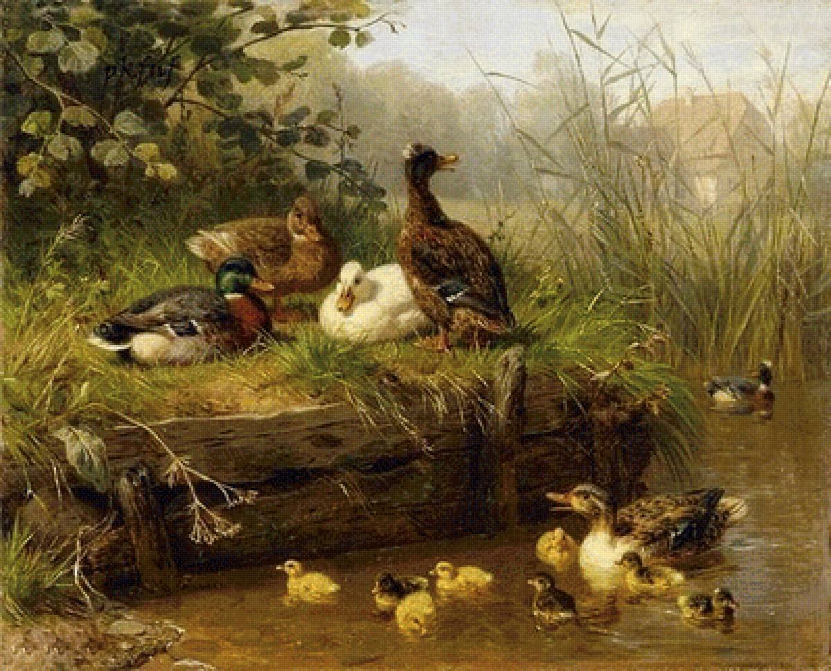 Немецкий художник Карл ЮТЦ (Carl Jutz, 1838-1916)