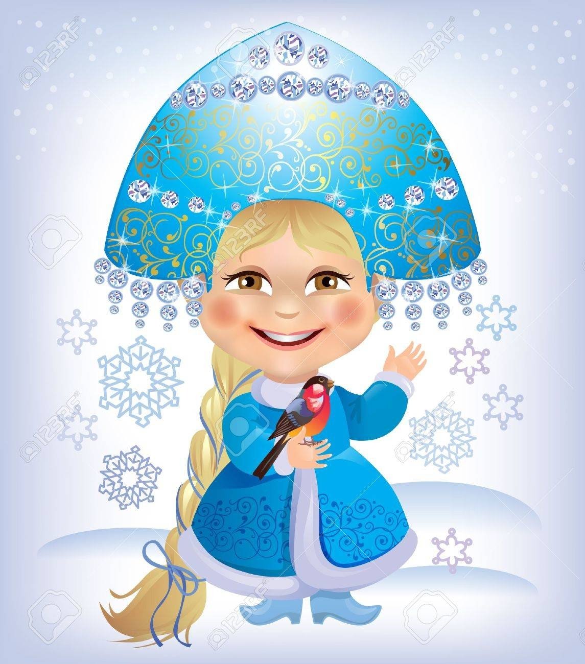 Снегурочка рисунок