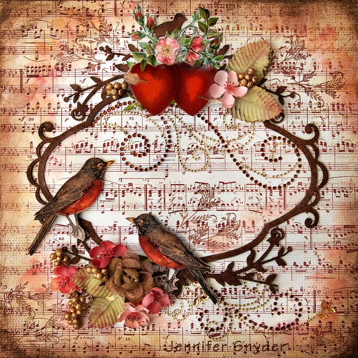 Винтажные открытки с птичками