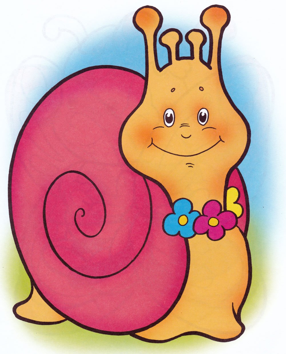 Улитка рисунок