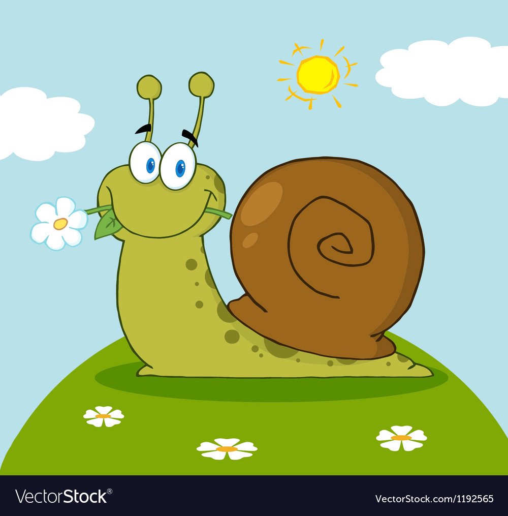 Картина улитка для детей