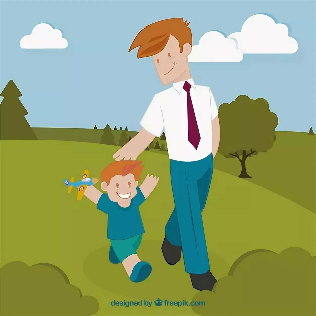 Детям о папе