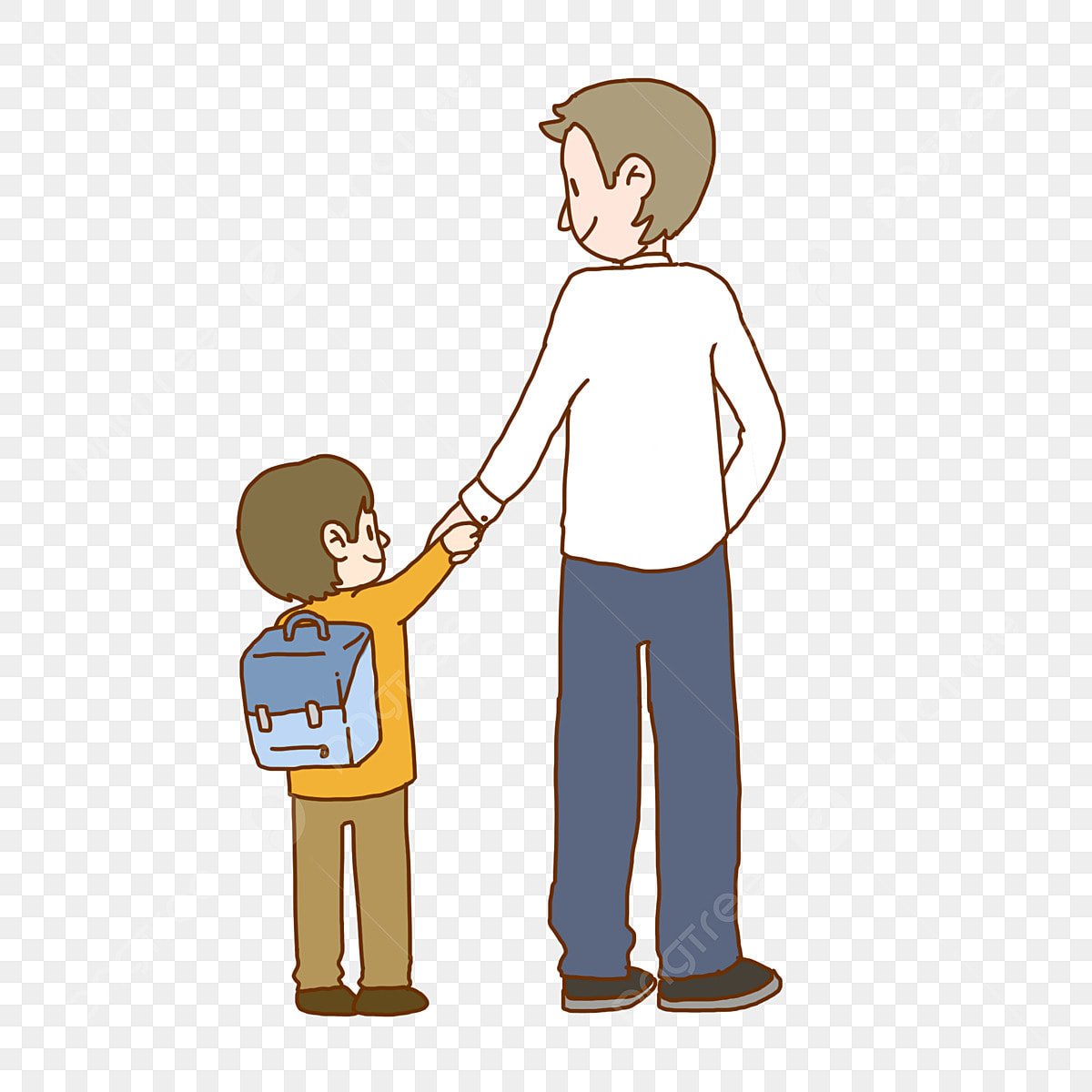 Папа и сын картинки мультяшные