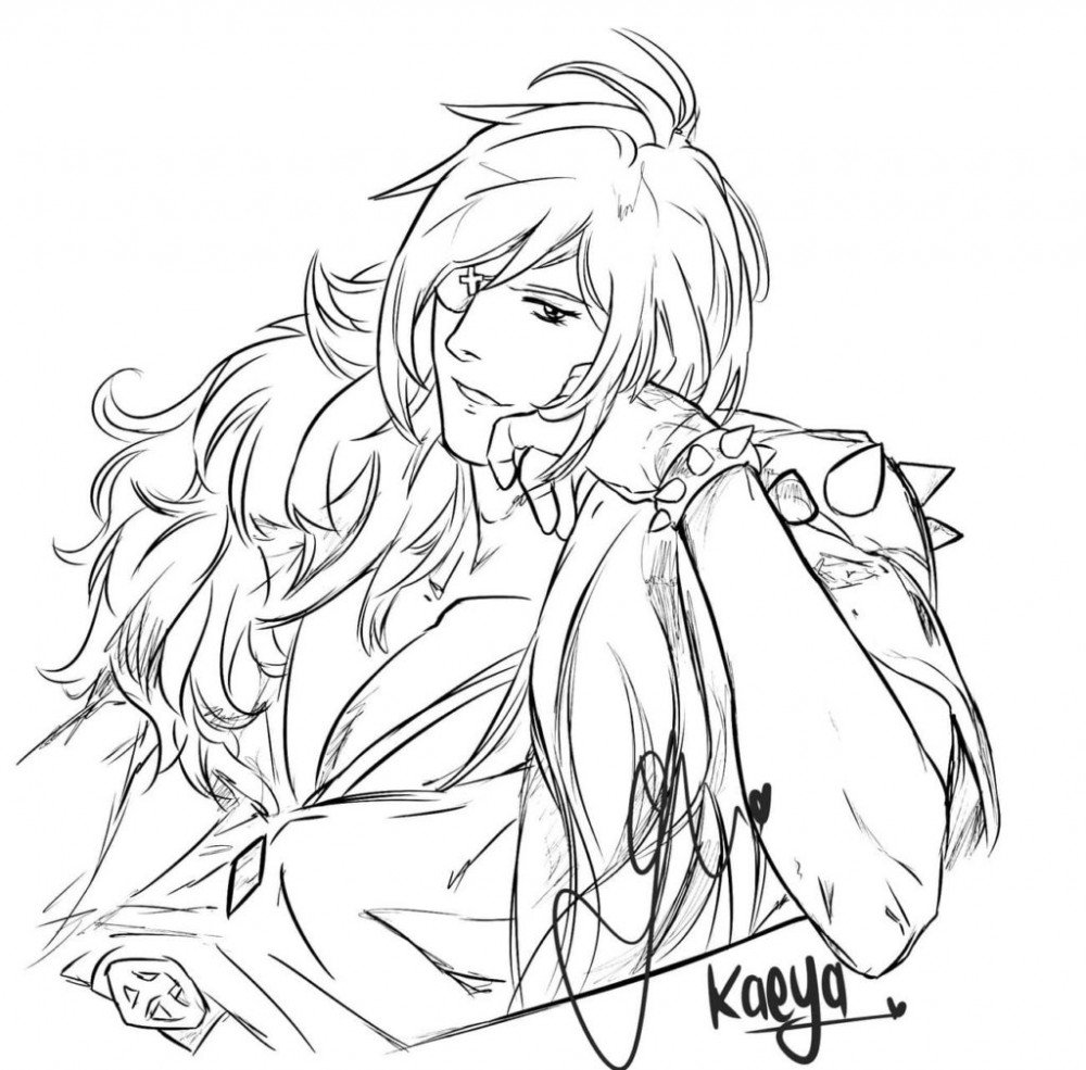 Раскраска Геншин Импакт Ноэлль