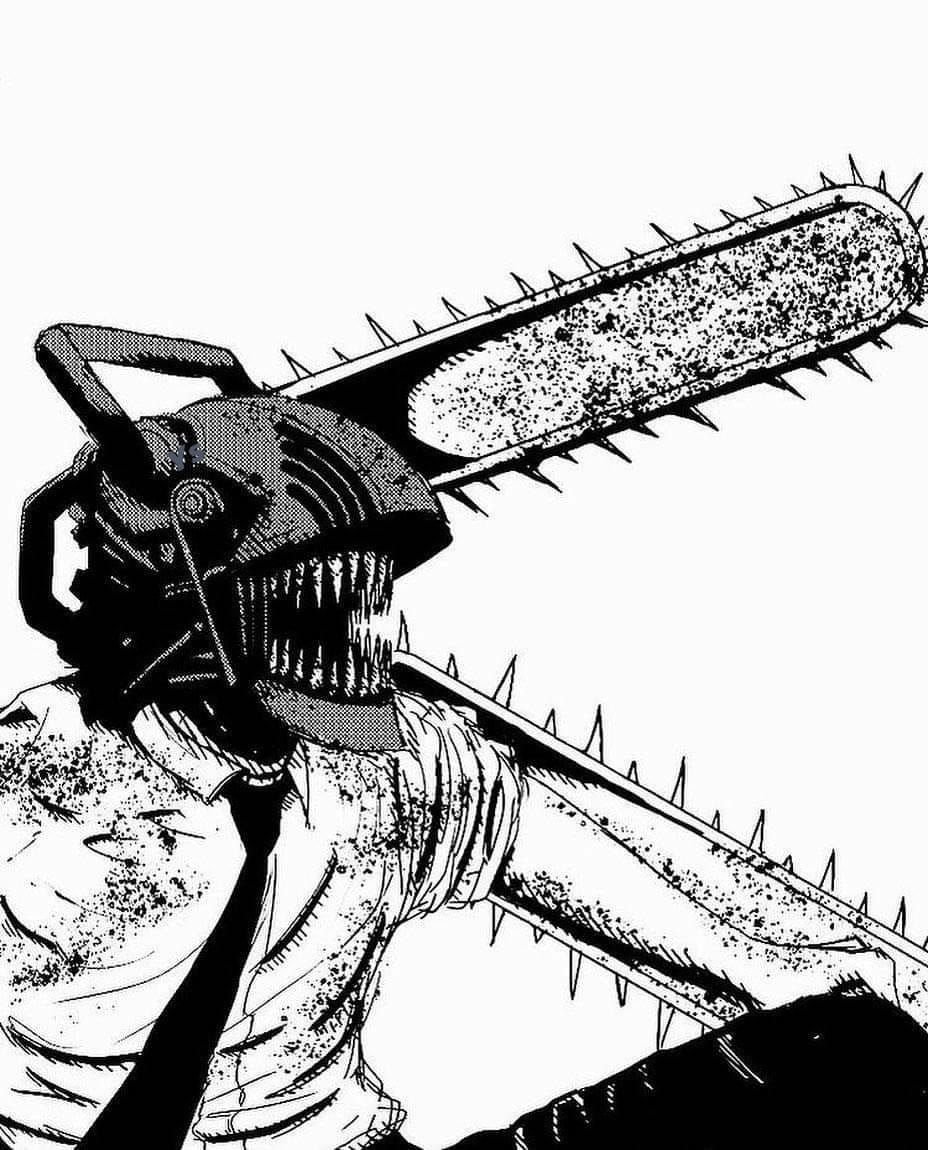 Денджи человек бензопила арт