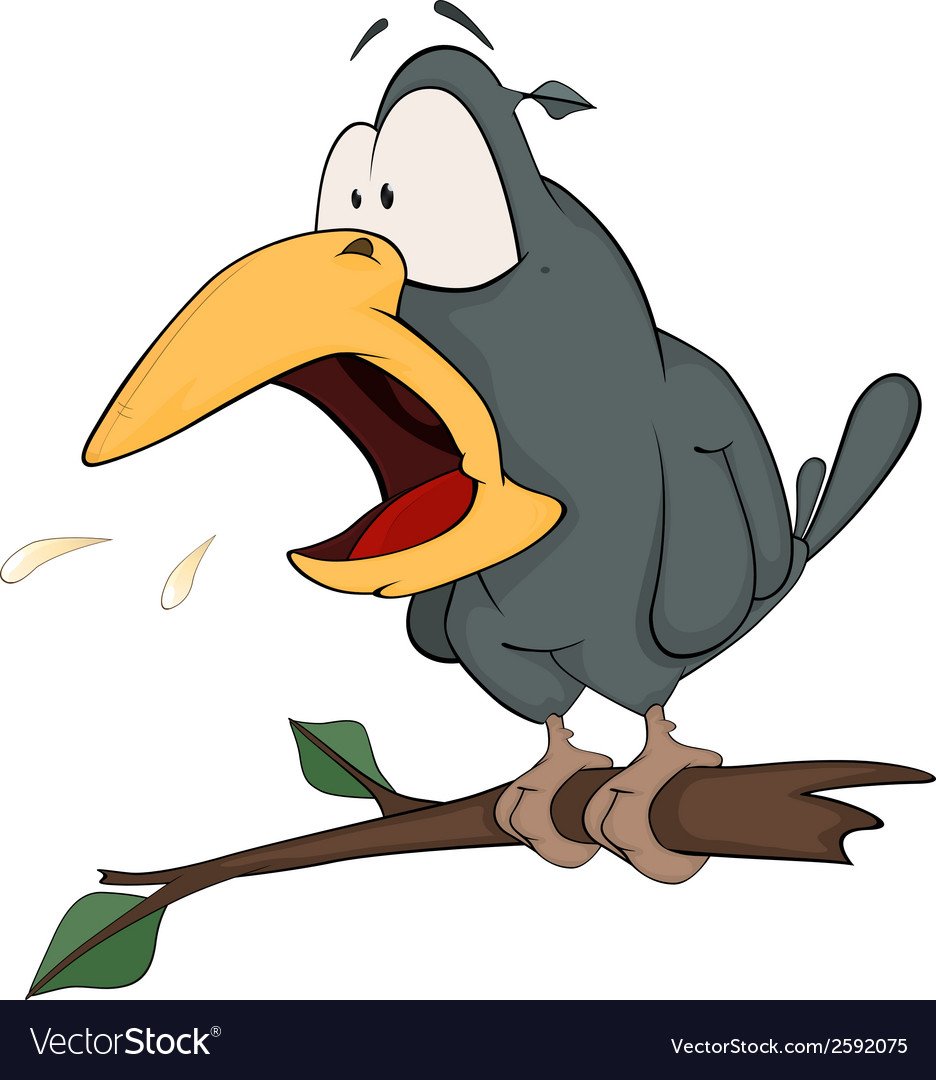 Ворона смеется