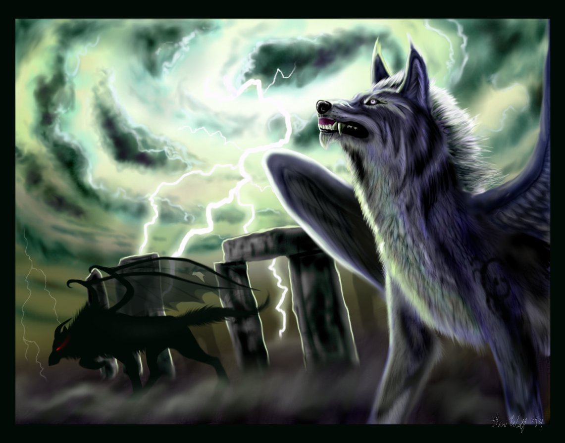 Волк аватар