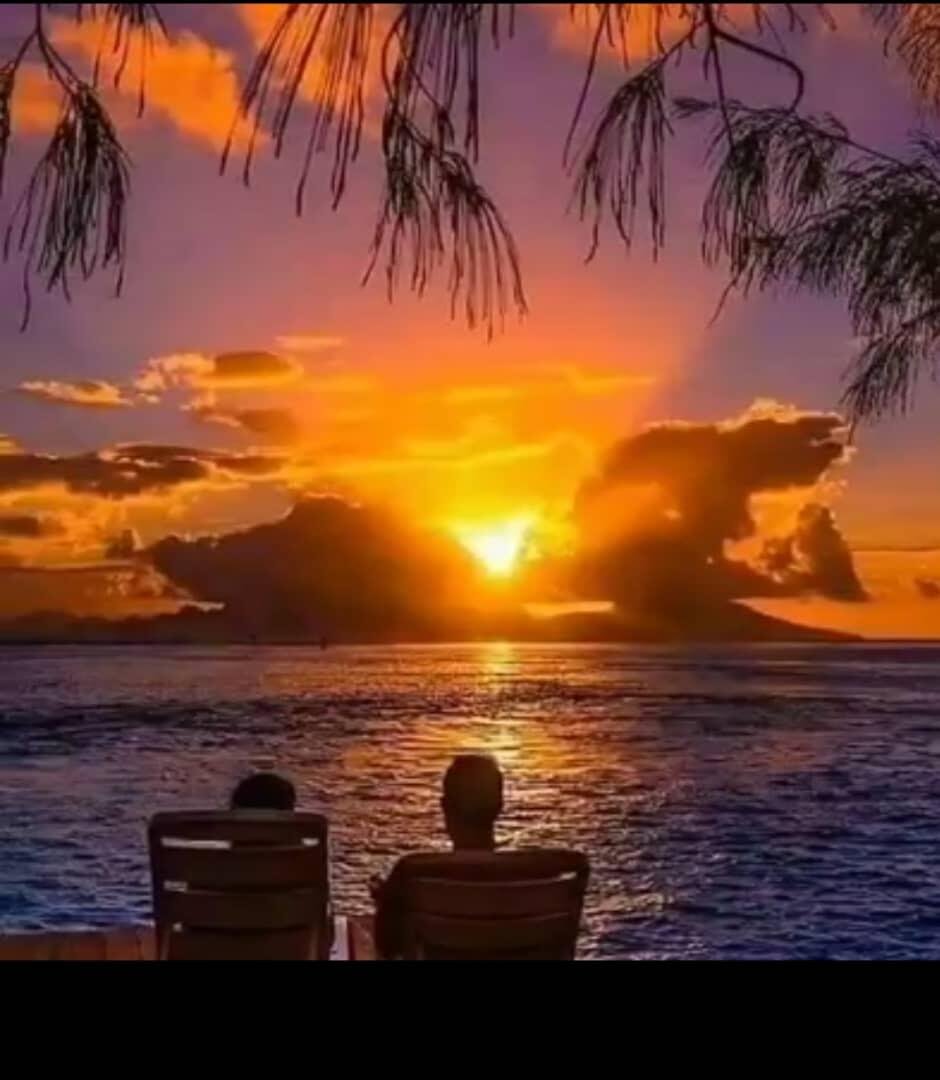 Вечер на море