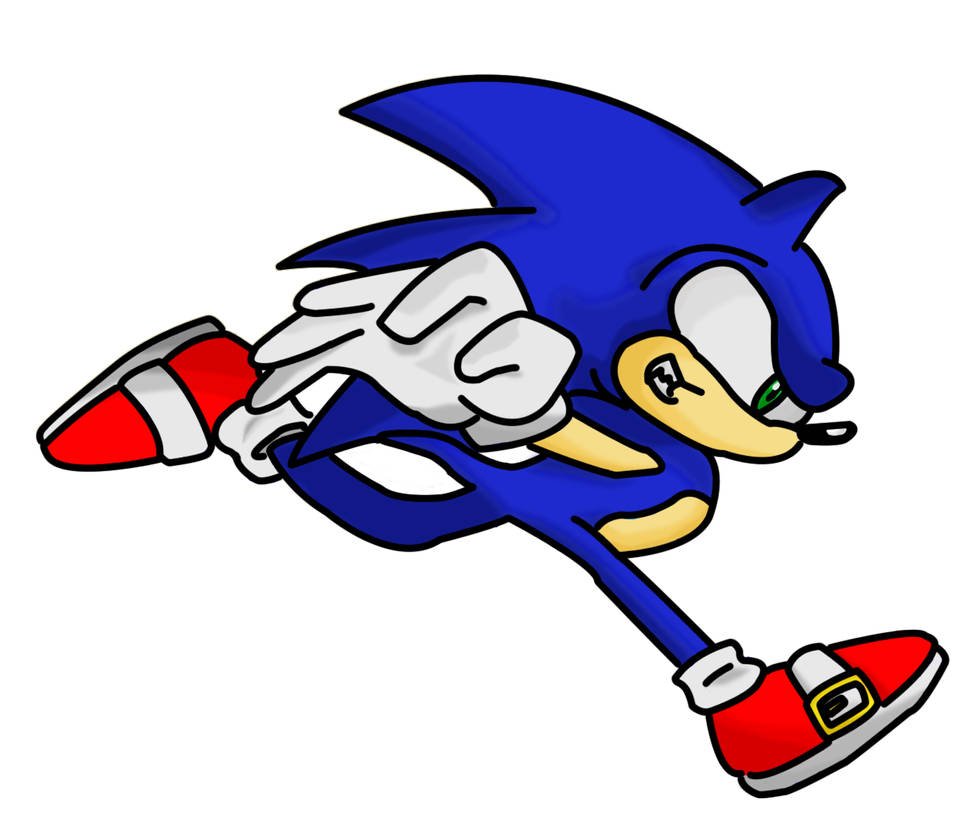 Соник он бегает