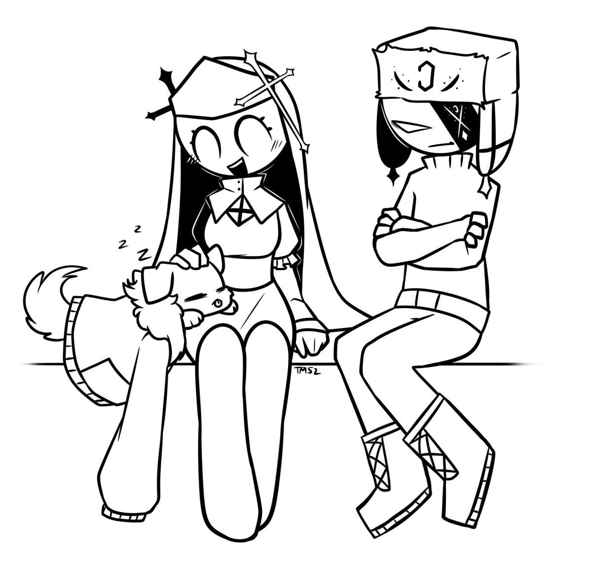 Гёрлфренд Фрайдей Найт Фанкин раскраска