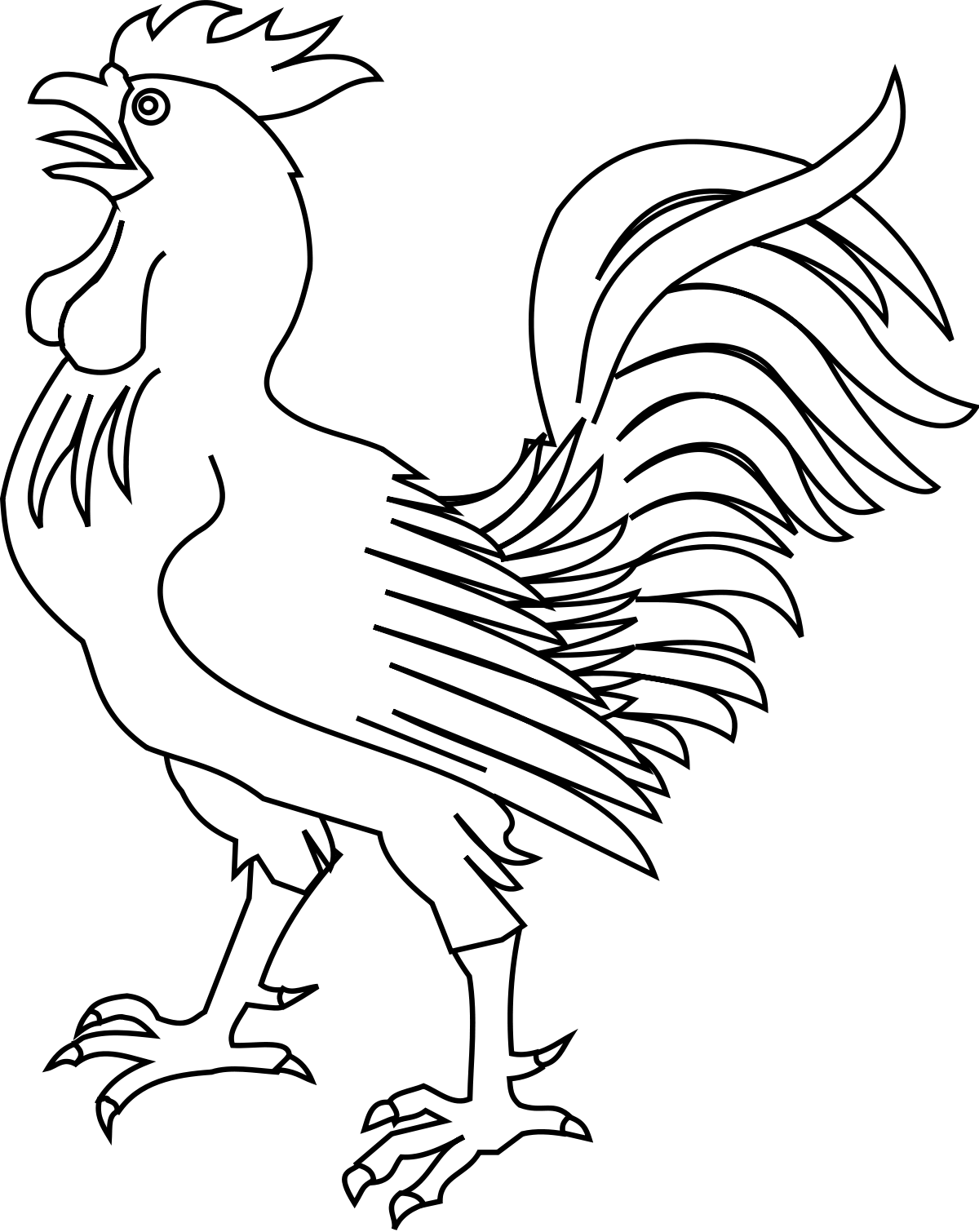 Векторное изображение петуха