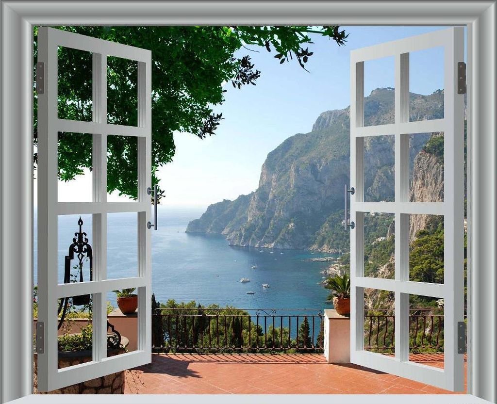 Окно с видом на природу