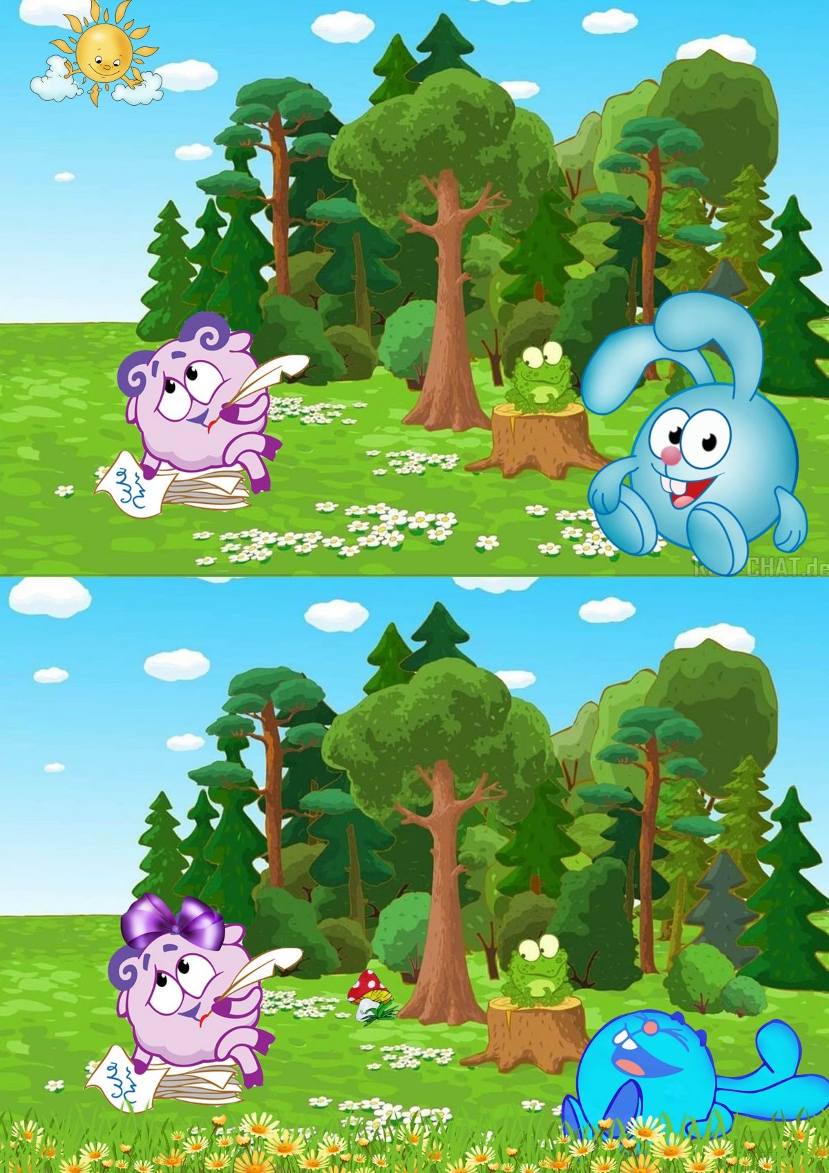 Найди отличия для детей