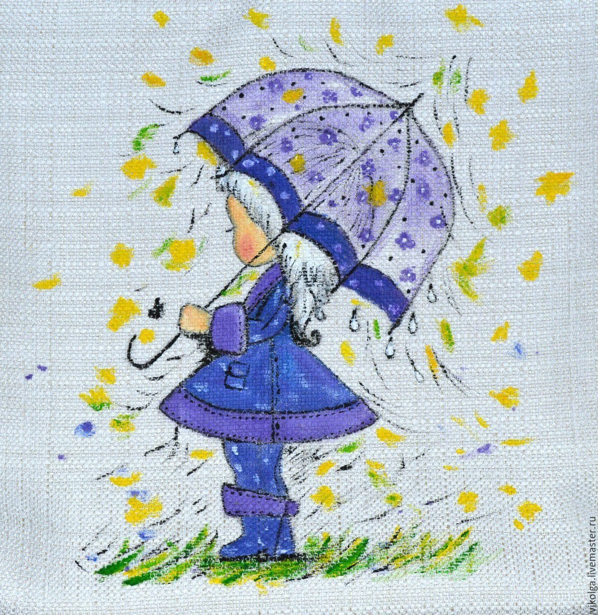 Дождь рисунок