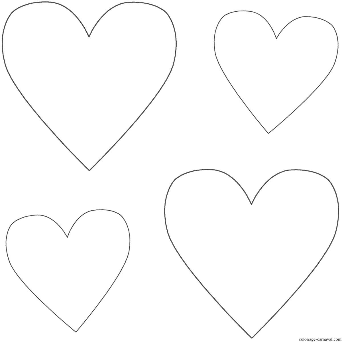 Сердце трафарет для вырезания