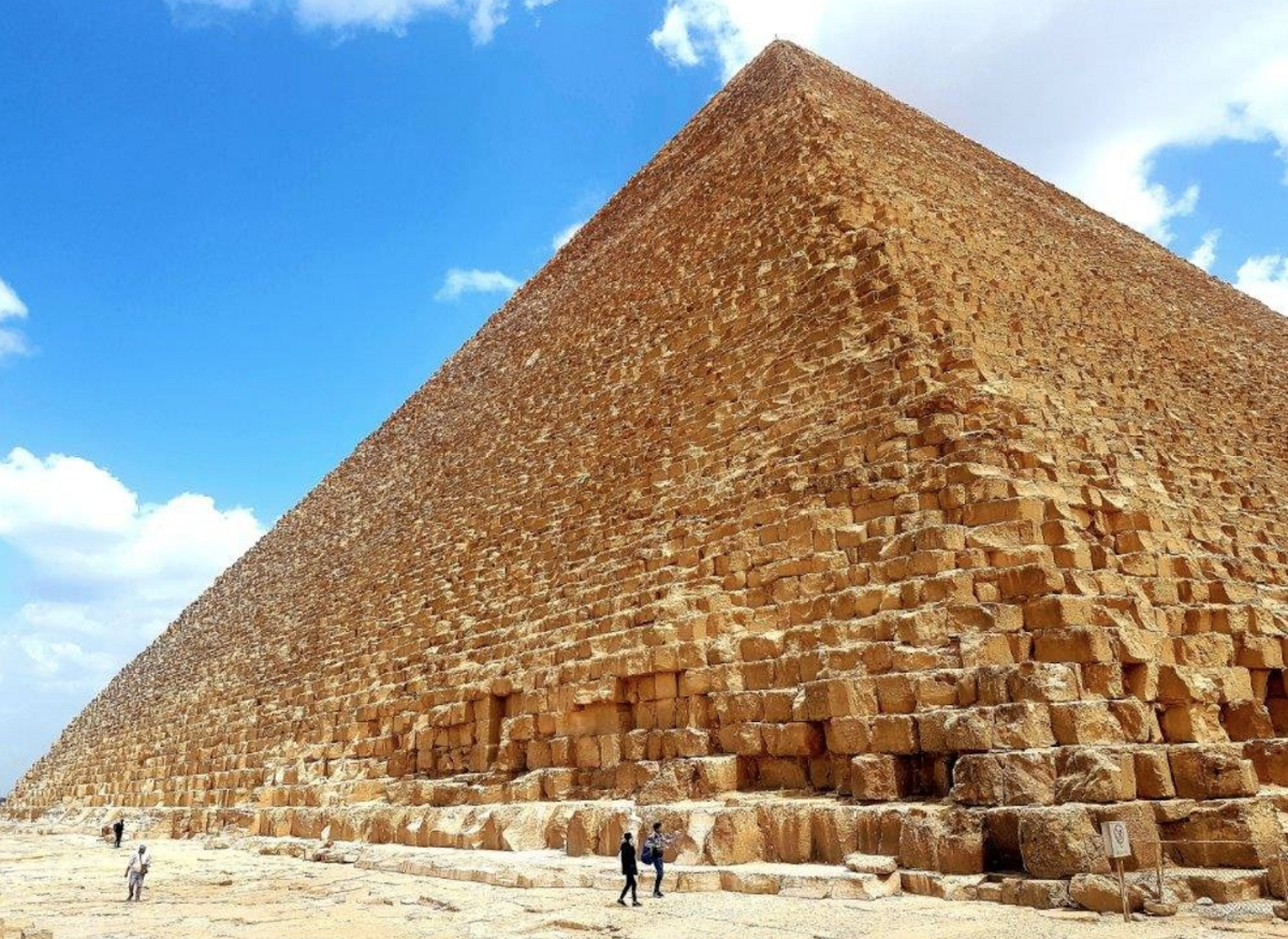 Макушка пирамиды Хеопса