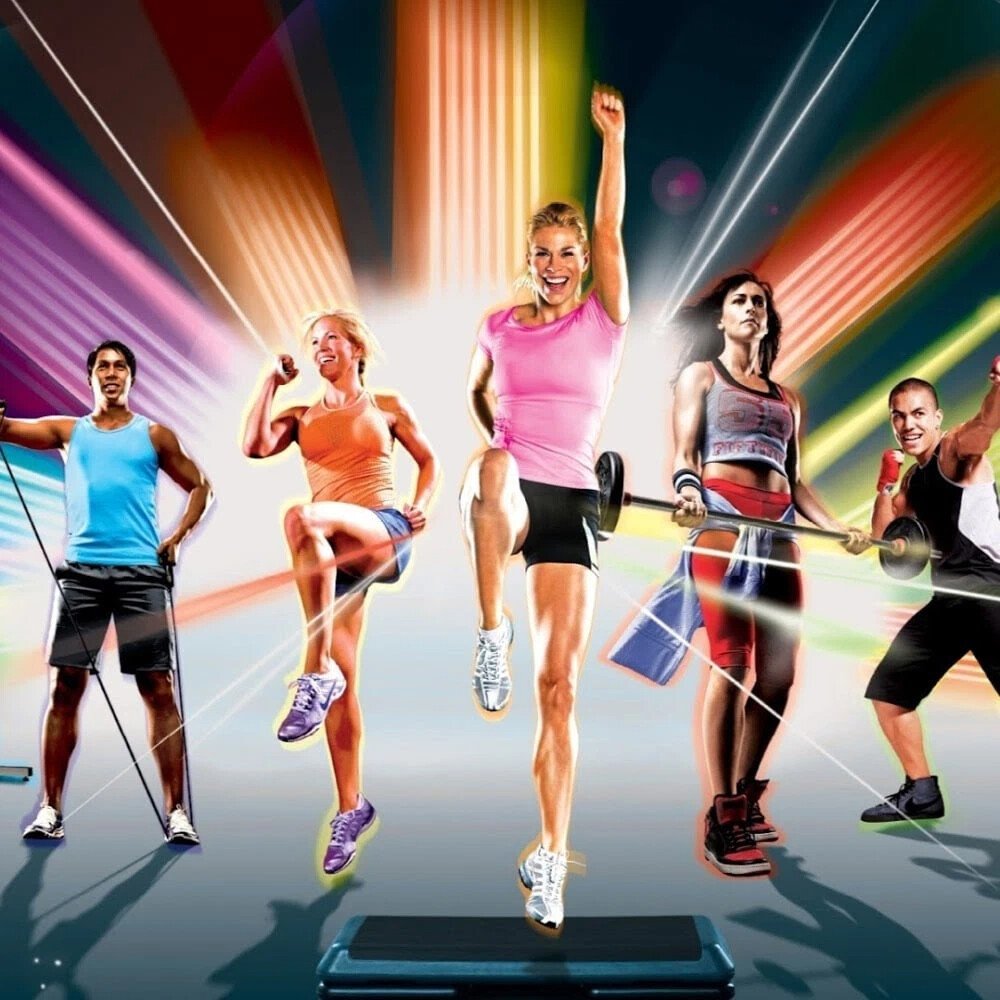 Реклама фитнеса для женщин