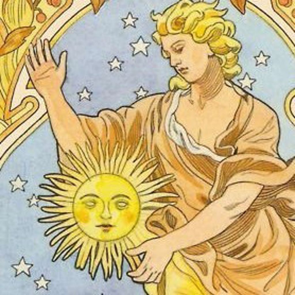 Таро Уэйта Луна и солнце
