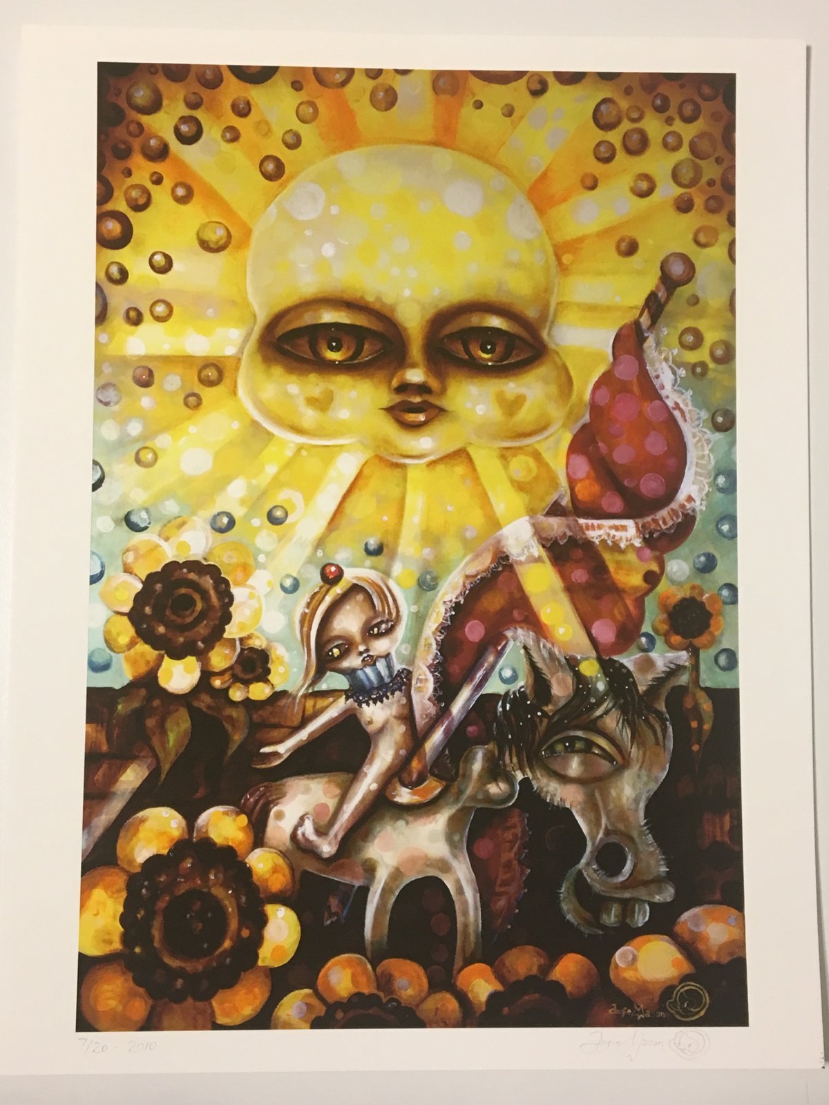 Классическое Таро Уэйта солнце