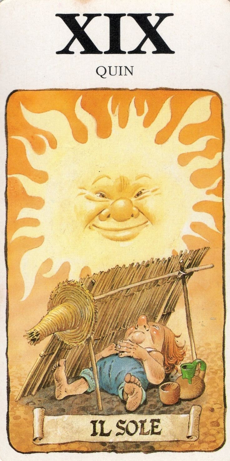 Таро 19 Аркан солнце