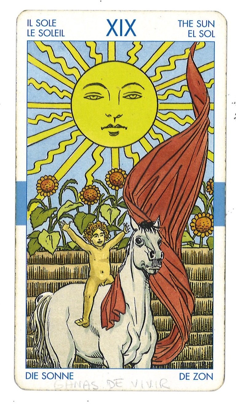 Аркан солнце Таро Уэйта