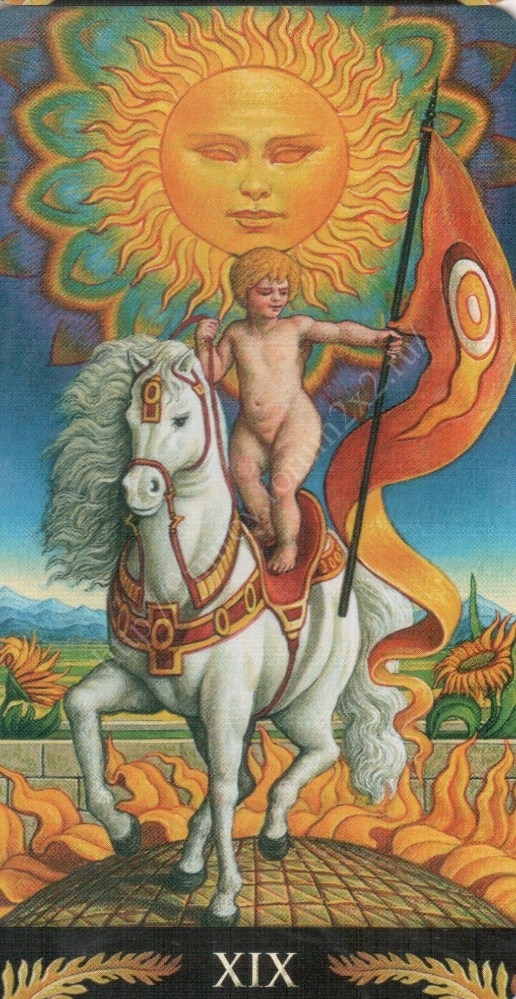 Карта суд Таро солнце