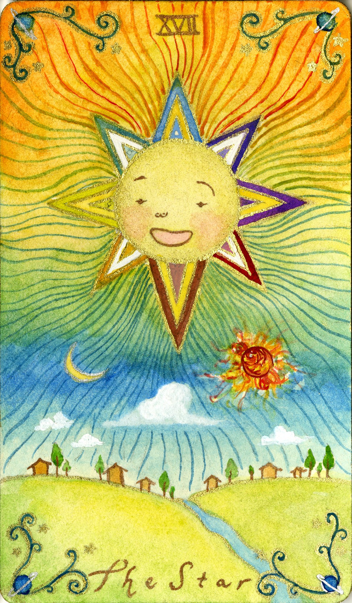 Карта Таро солнце