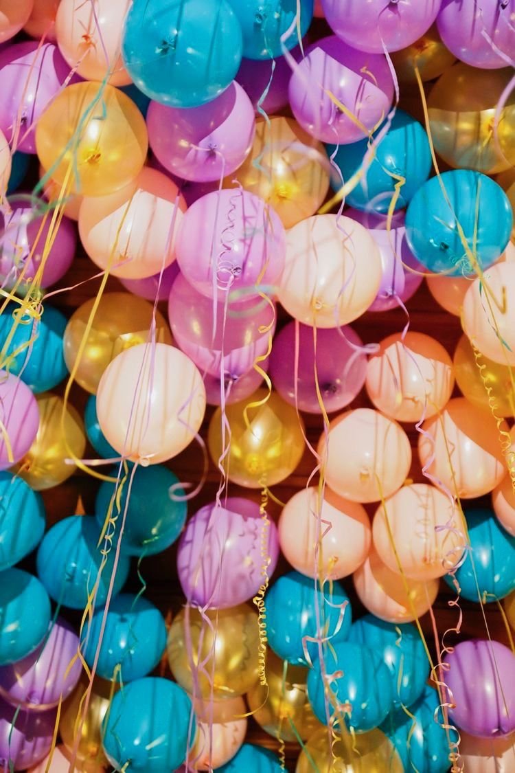 Шарики на день рождения Эстетика