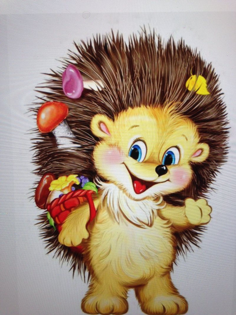 Ежик рисунок