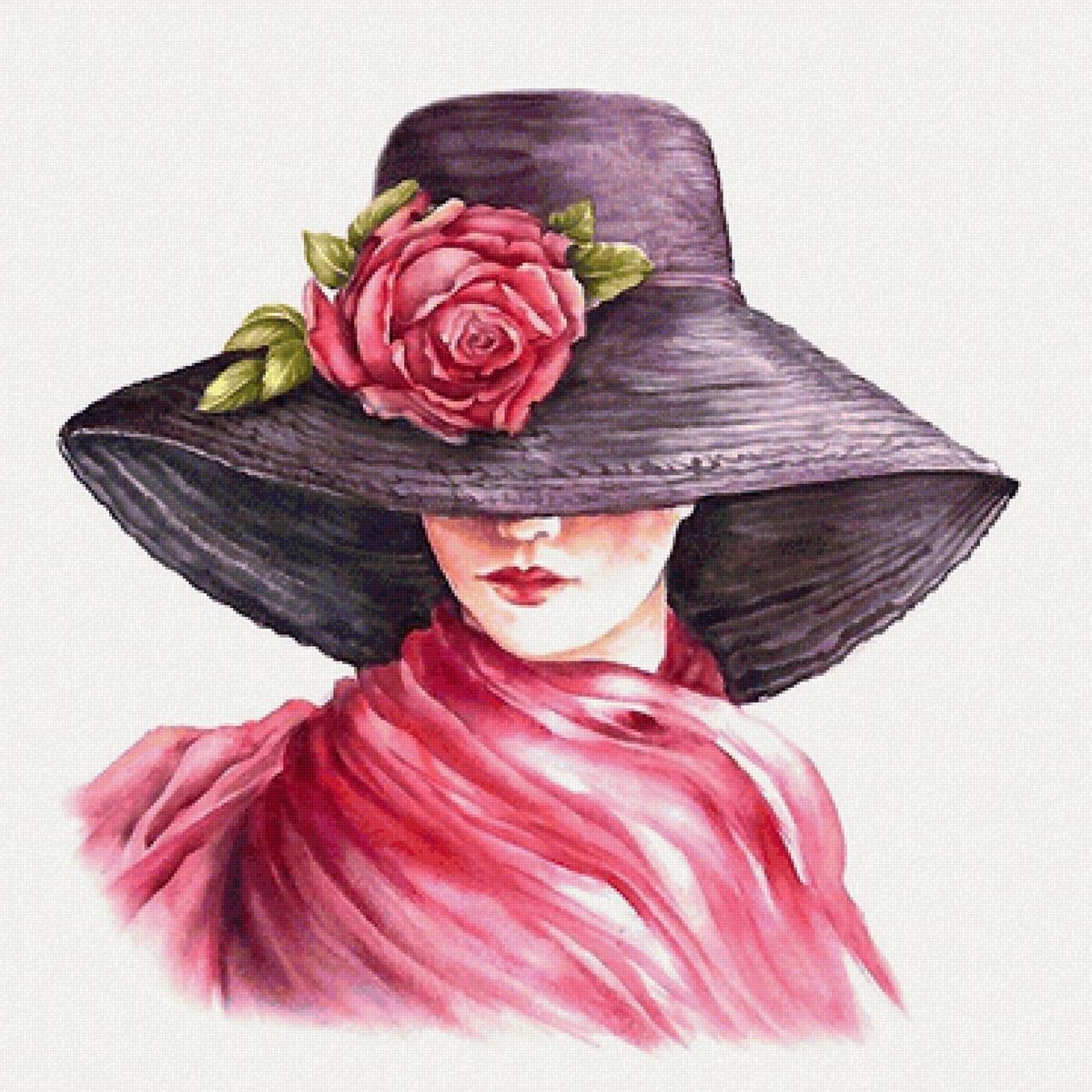 Соломенная шляпа рисунок