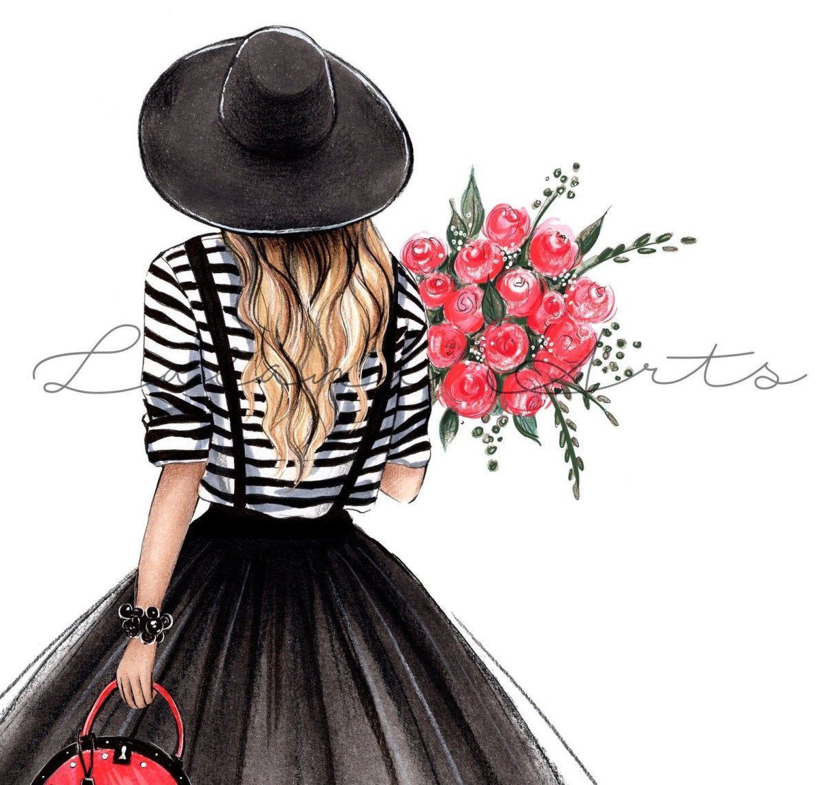 Дама в шляпе