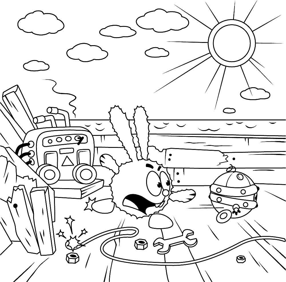 Знаки ПДД раскраска