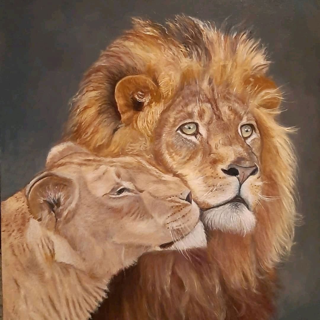 Картина "Лев"