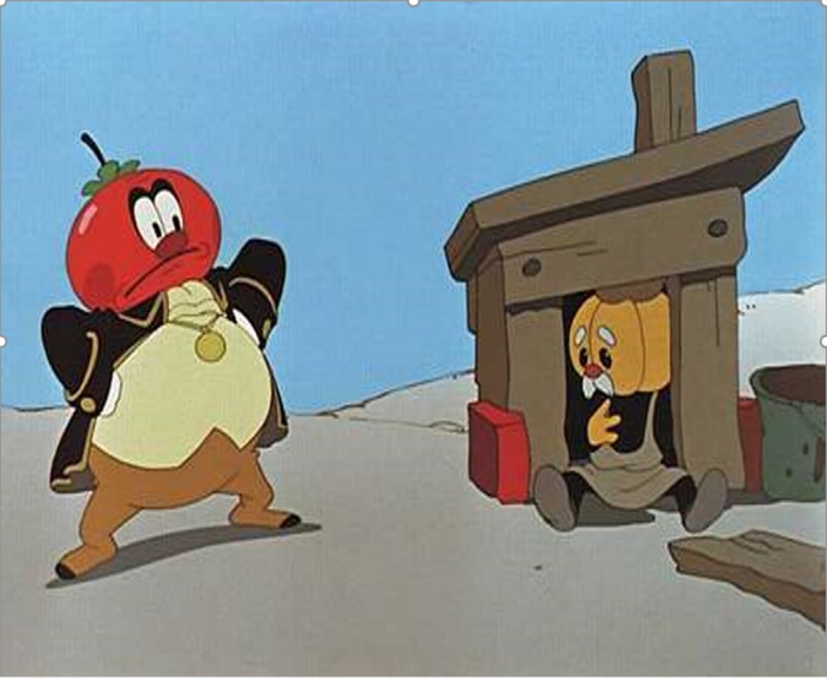 Мультфильм Сеньор помидор из Чиполлино