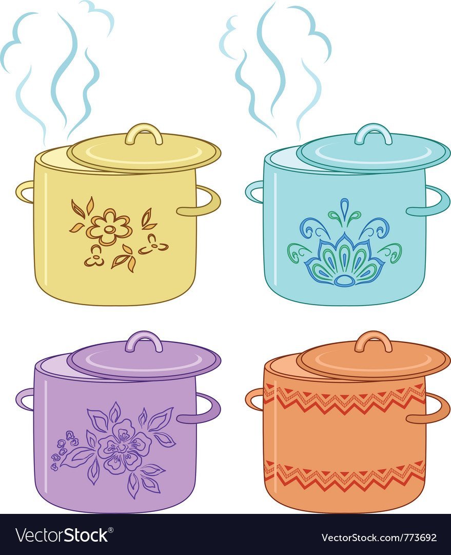 Кастрюля с узором