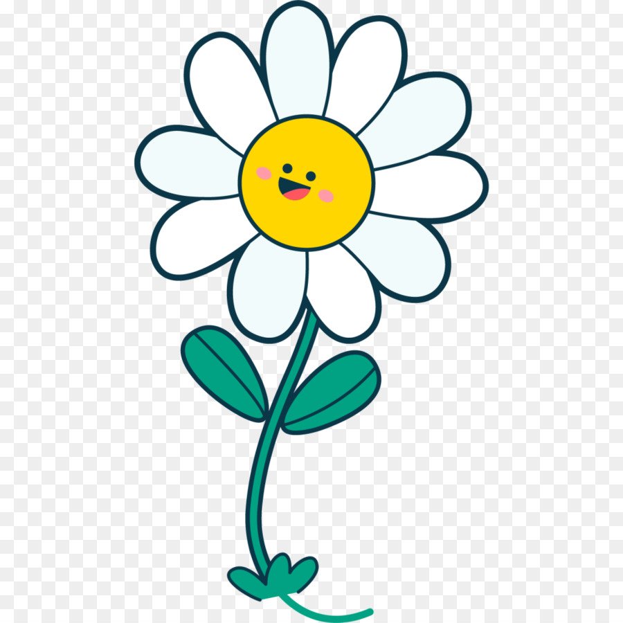 Ромашки мультяшки